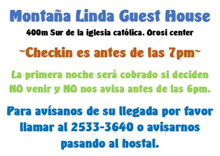 Montana Linda Guest House โอรอซี ภายนอก รูปภาพ
