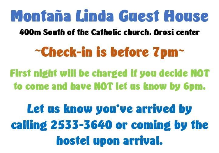 Montana Linda Guest House โอรอซี ภายนอก รูปภาพ